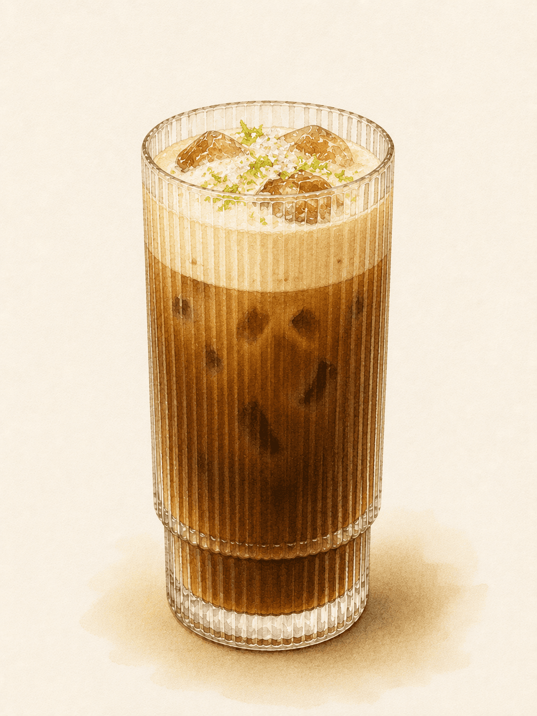 Lime Salted Cream Coffee (Cà phê kem vỏ chanh)