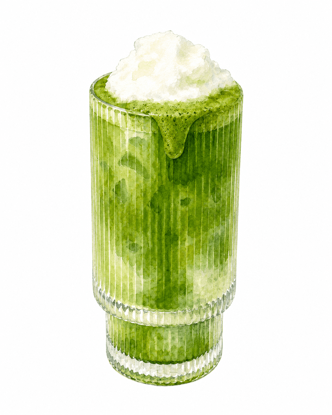 Matcha Coconut Blended