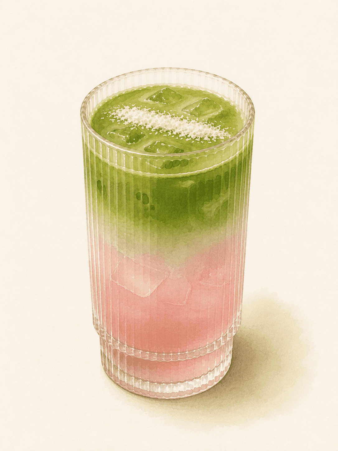 Pink Coconut Matcha Cloud